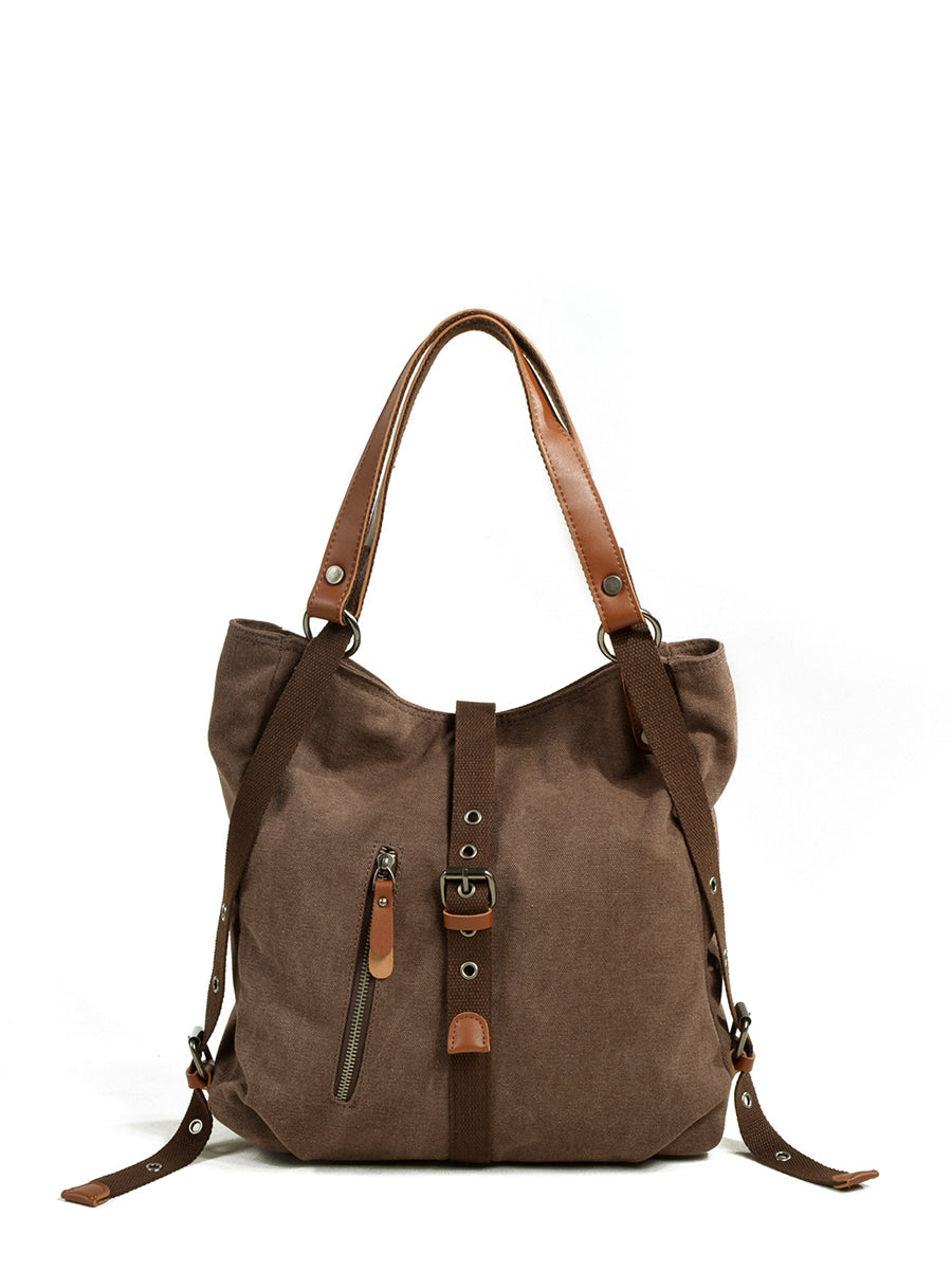 Women Casual Canvas Shoulder Bag Backpack FD055 MCPJ