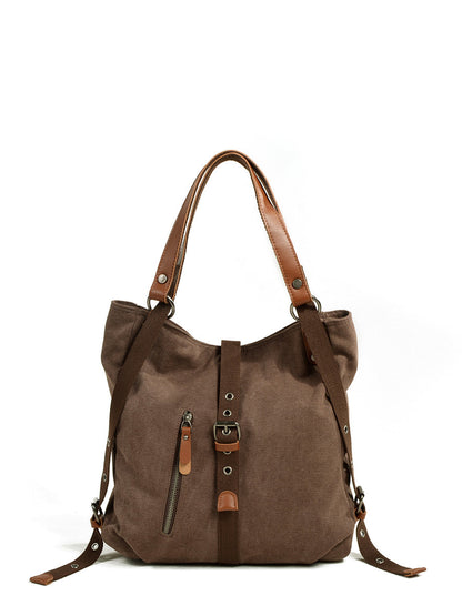 Women Casual Canvas Shoulder Bag Backpack FD055 MCPJ