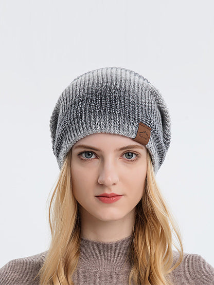 Women Winter Casual Keep Warm Gradient Knit Hat AH1021 YWBG