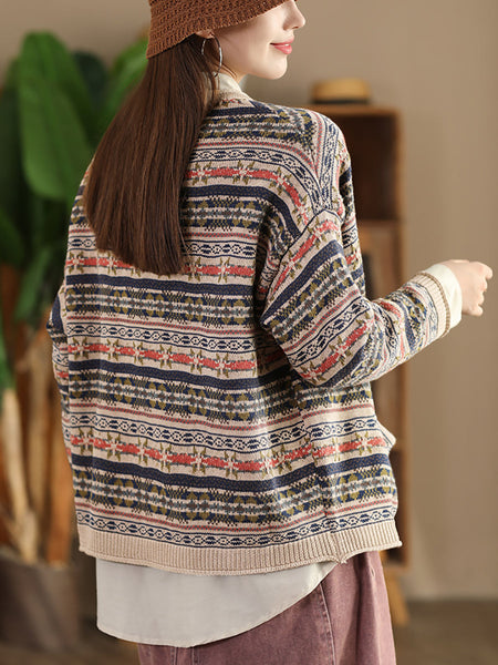Women Autumn Cotton Knit Cardigan Sweater AT1022 ZMMM