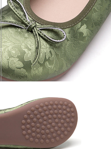 Women Vintage Summer Leather Flower Knurling Flat Shoes TY1029 Ada Fashion