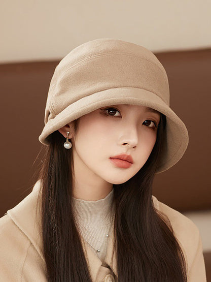 Women Winter Casual Solid Warm Hat WU005 BUYKUD