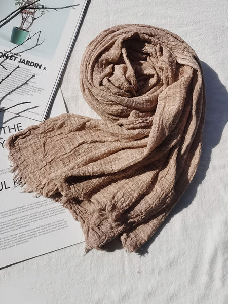 Winter Artsy Pure Color Fold Shawl Scarf AX1012 Genistyle Shop