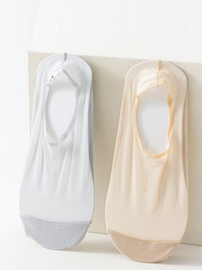 4 Pairs Women Summer Solid Cotton Boat socks SC1015 Ada Fashion