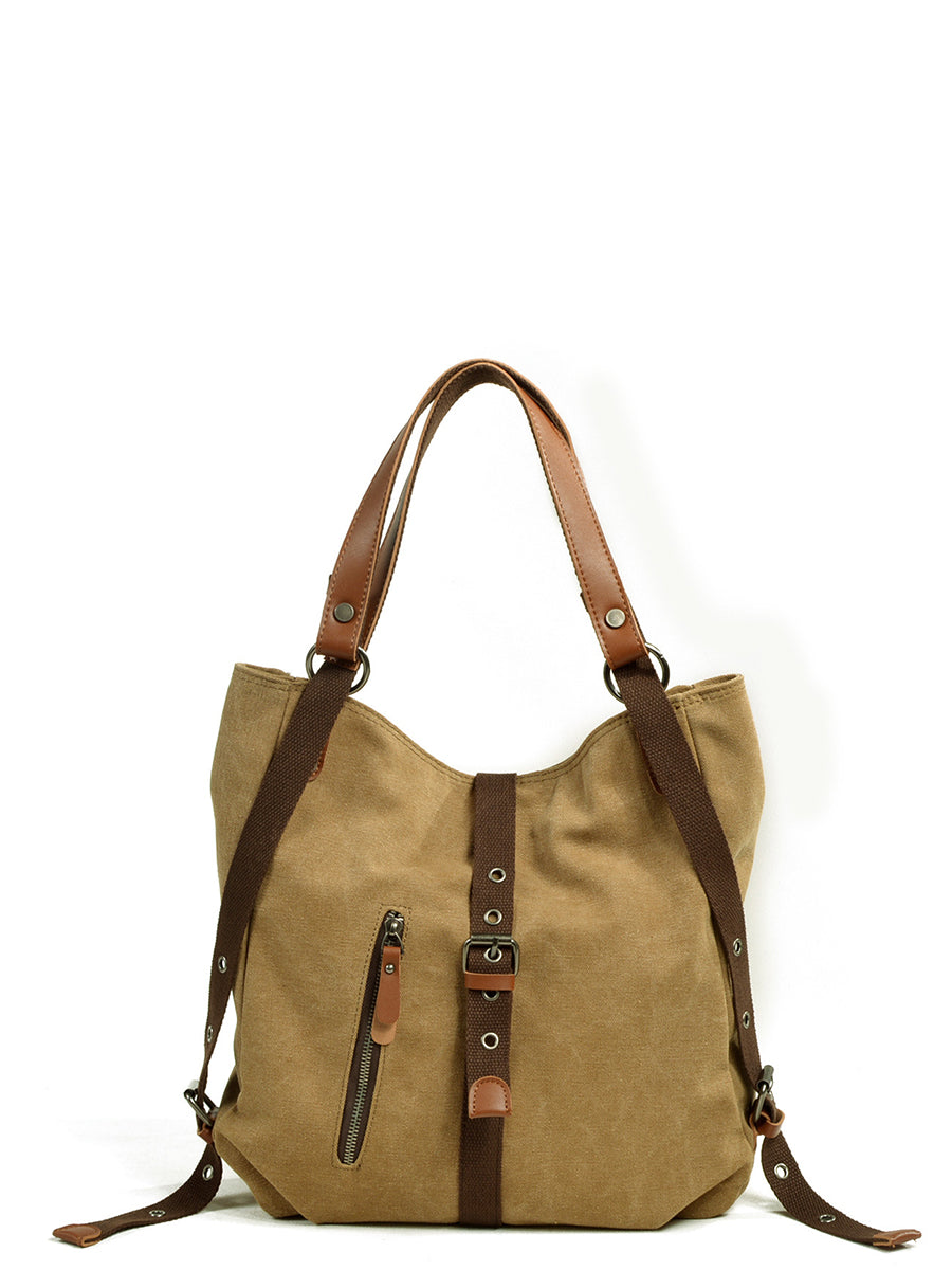 Women Casual Canvas Shoulder Bag Backpack FD055 MCPJ