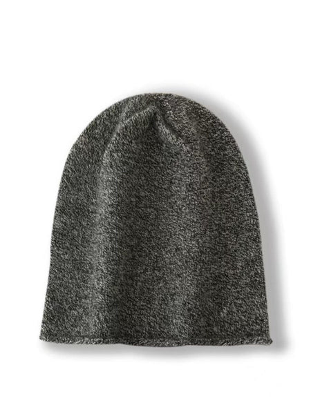 Women Casual Solid Hemming 100%Cashmere Knit Hat BA1068 Genistyle Shop
