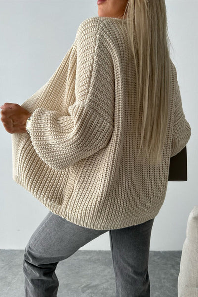 Elegant Solid Pocket V Neck Outerwear YE9843