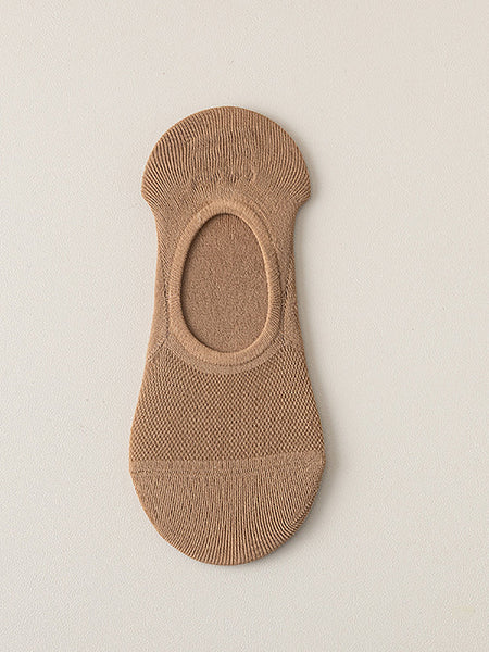 6 Pairs Women Summer Solid Short Socks II1031 BUYKUD