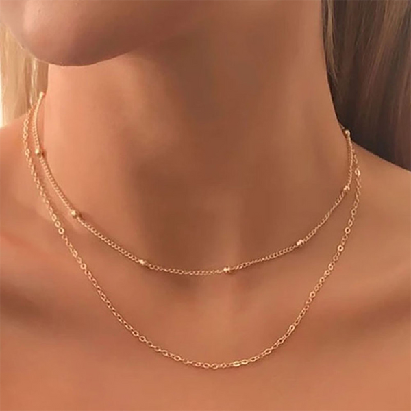 Simplicity Solid Patchwork Necklaces Furdela