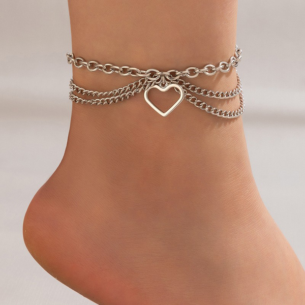 Simplicity Geometric Patchwork Anklet Furdela