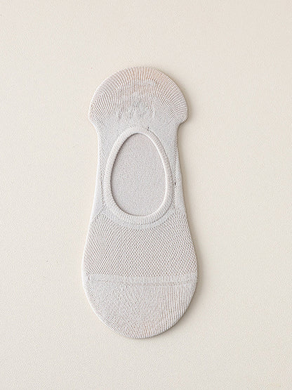 6 Pairs Women Summer Solid Short Socks II1031 BUYKUD