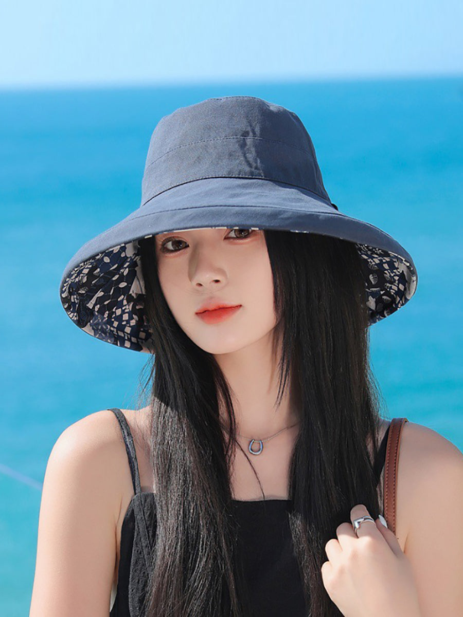 Women Casual Sunproof Dual-side Wearring Hat QW1037 Ada Fashion