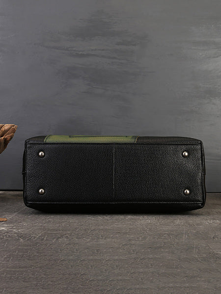 Women Leather Patchwork Laege Capacity Hand Bag Shoulder Bag AH1076 ZLPJ