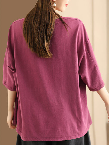 Women Summer Ethnic Print Spliced Cotton Shirt CO1051 Ada Fashion