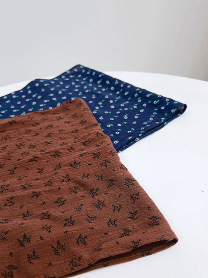 Women Artsy Floral Cotton Shawl Scarf WU022 BUYKUD