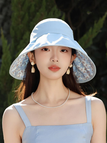Floral Summer Sunproof Bowknot Women Artsy Hat FashionChic