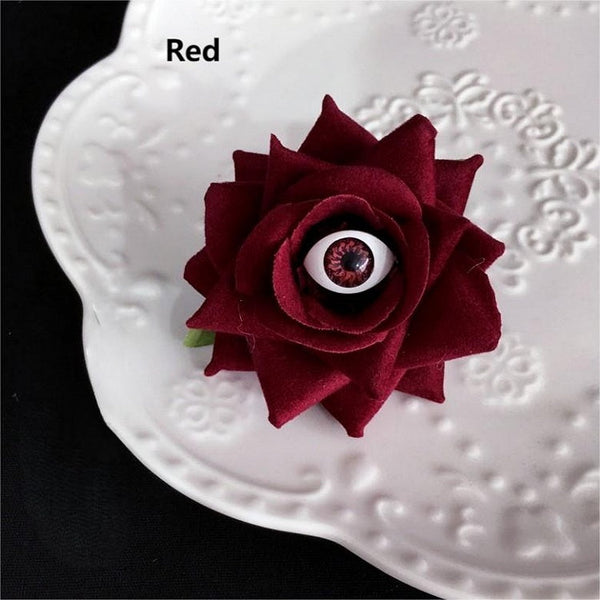 Accent Colors Rose Hairclip with 4 Eye FashionChic
