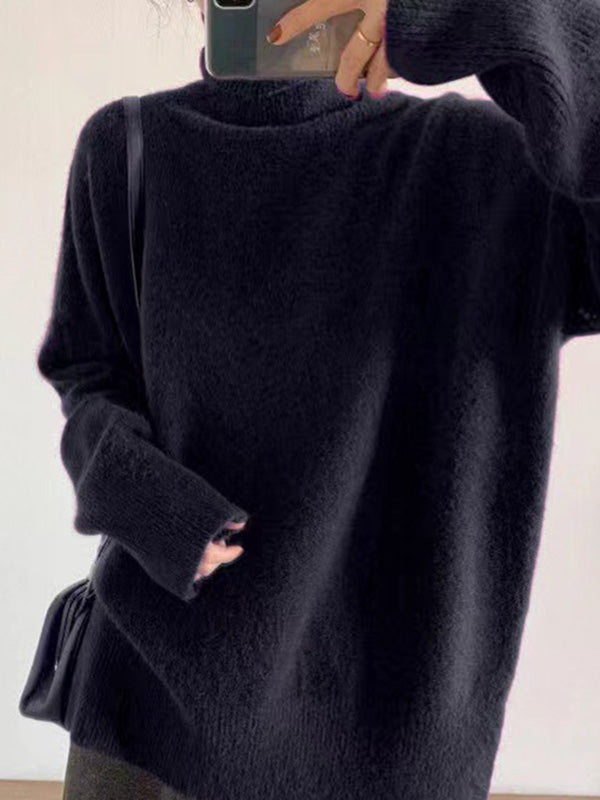 Original Red Turtle Neck Long Sleeves Sweater QX020 shopify