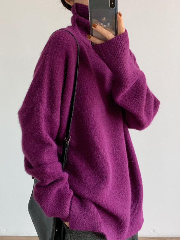 Original Red Turtle Neck Long Sleeves Sweater QX020 shopify