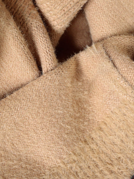 Plus Size Autumn Colorful Flower Knitted Floral Sweater Coat AS1048 BUYKUD