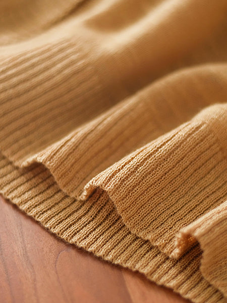 Plus Size Women Summer V-Neck Casual Loose Knit Shirt CC053 ZMMM