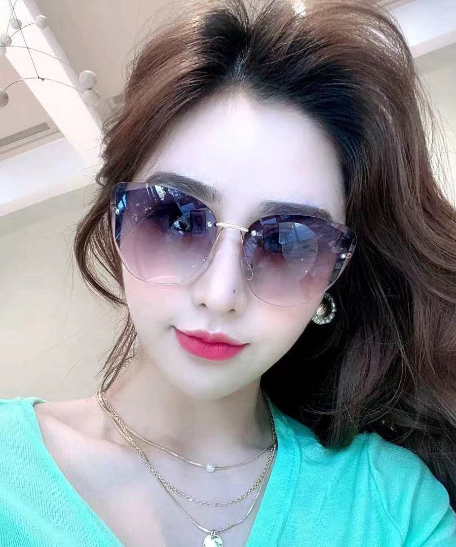 2024 New Fashion Large Gradient Sunglasses XS1090 Ada Fashion