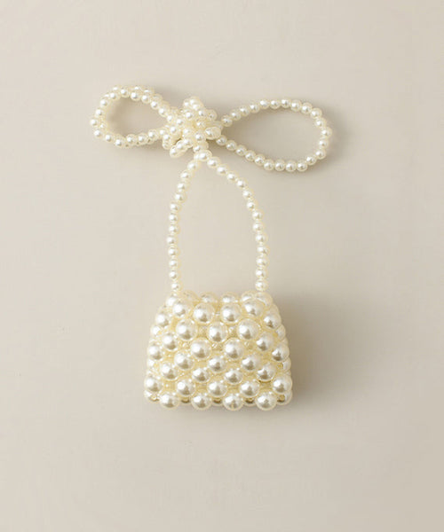 2024 New Kids Girls Pearl Woven Crossbody Bag Handbag IU005 Bag-BGS240803