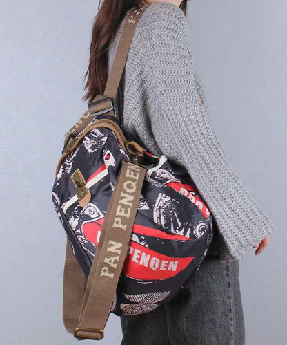 2024 New Leisure Travel Printed One Shoulder Crossbody Bag Ada Fashion