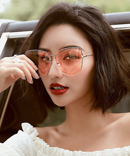 2024 Pink Large Face New Summer Sunglasses XS1045 Ada Fashion