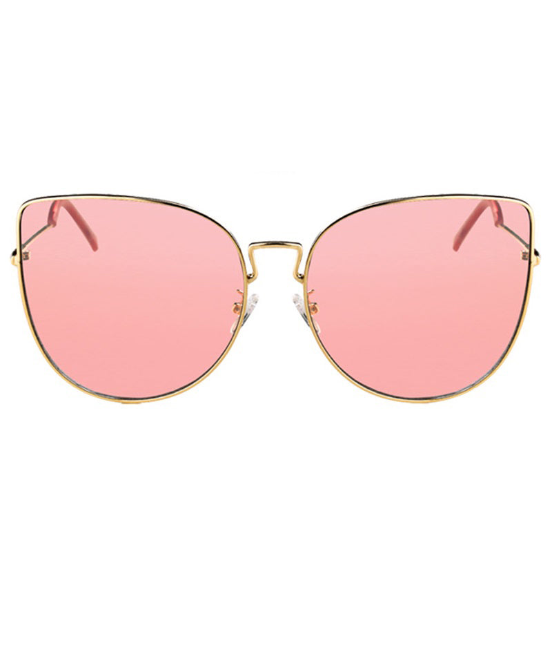 2024 Pink Large Face New Summer Sunglasses XS1045 Ada Fashion