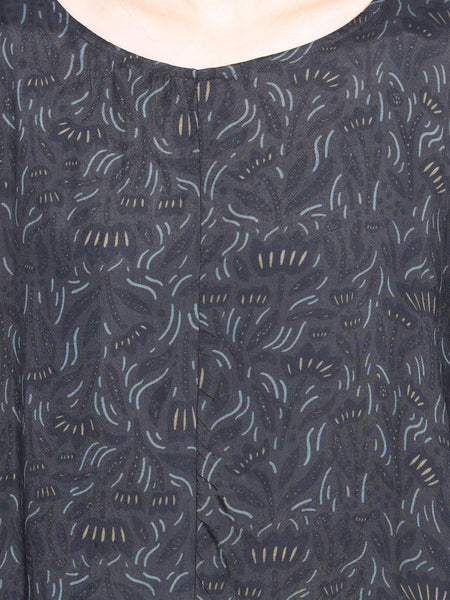 Women Artsy Floral Spliced Spring Maxi Dress CO1005 Ada Fashion