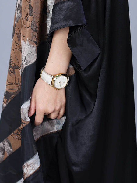 Women Artsy Flower Irregular Spliced Summer Maxi Dress CO1045 Ada Fashion