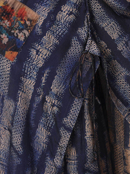 Women Spring Vintage Patch Spliced Long Shirt+Pants PA1023 Ada Fashion