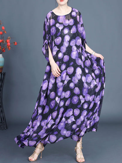 Women Summer Jacquard Loose Maxi Dress CO1042 Ada Fashion