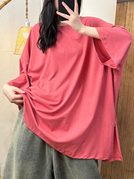 Women Casual Summer Solid Cotton Shirt KL1054 Ada Fashion