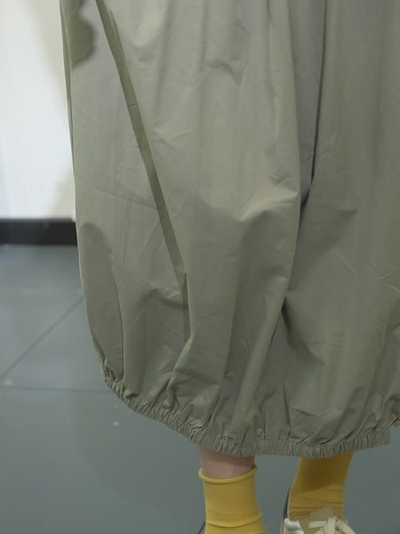 Women Artsy Solid Summer Button Cotton Skirt KL1017 Ada Fashion