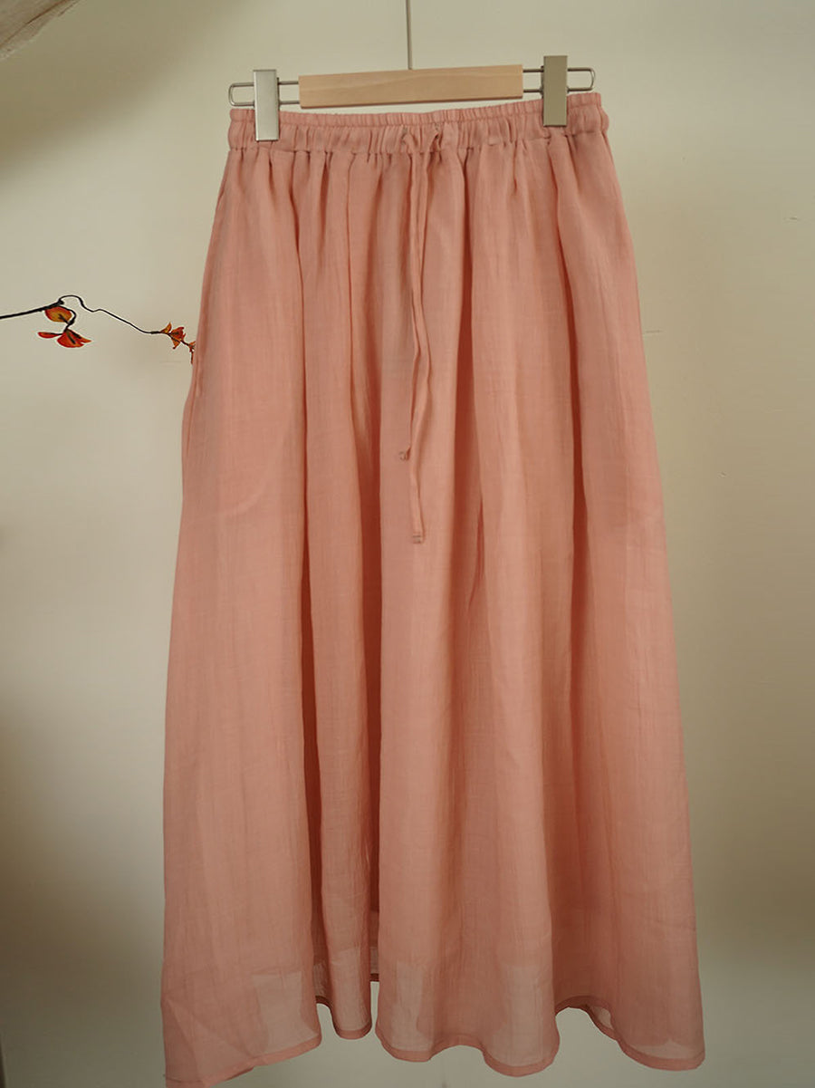 Women Summer Solid Casual Dual-side Skirt SC1041 Ada Fashion