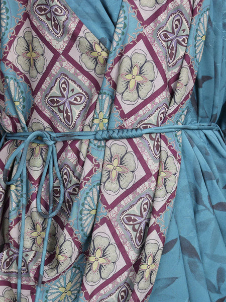 Women Vintage Summer Rhomboids Spliced Irregular Dress XX1059 Ada Fashion