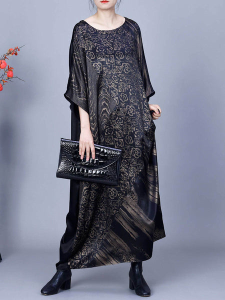 Women Summer Vintage Flower Spliced Maxi Dress AA1038 Ada Fashion