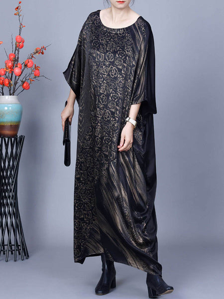 Women Summer Vintage Flower Spliced Maxi Dress AA1038 Ada Fashion