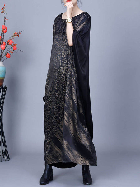 Women Summer Vintage Flower Spliced Maxi Dress AA1038 Ada Fashion
