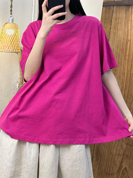 Women Summer Casual Solid Cotton Shirt TY1027 Ada Fashion