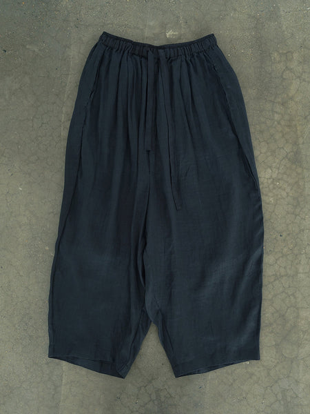 Women Summer Casual Solid Thin Ramie Harem Pants II1012 MH