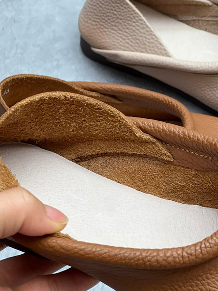 Women Casual Summer Solid Soft Leather Flat Shoes HH022 ZYXY