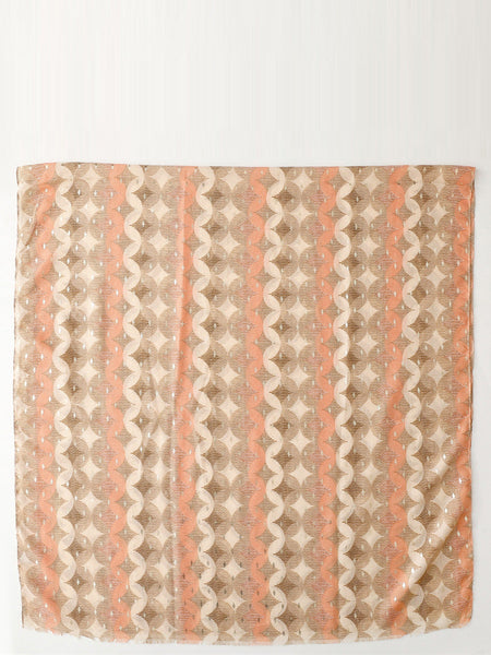 Women Summer Artsy Print Shawl Scarf LL035 BUYKUD