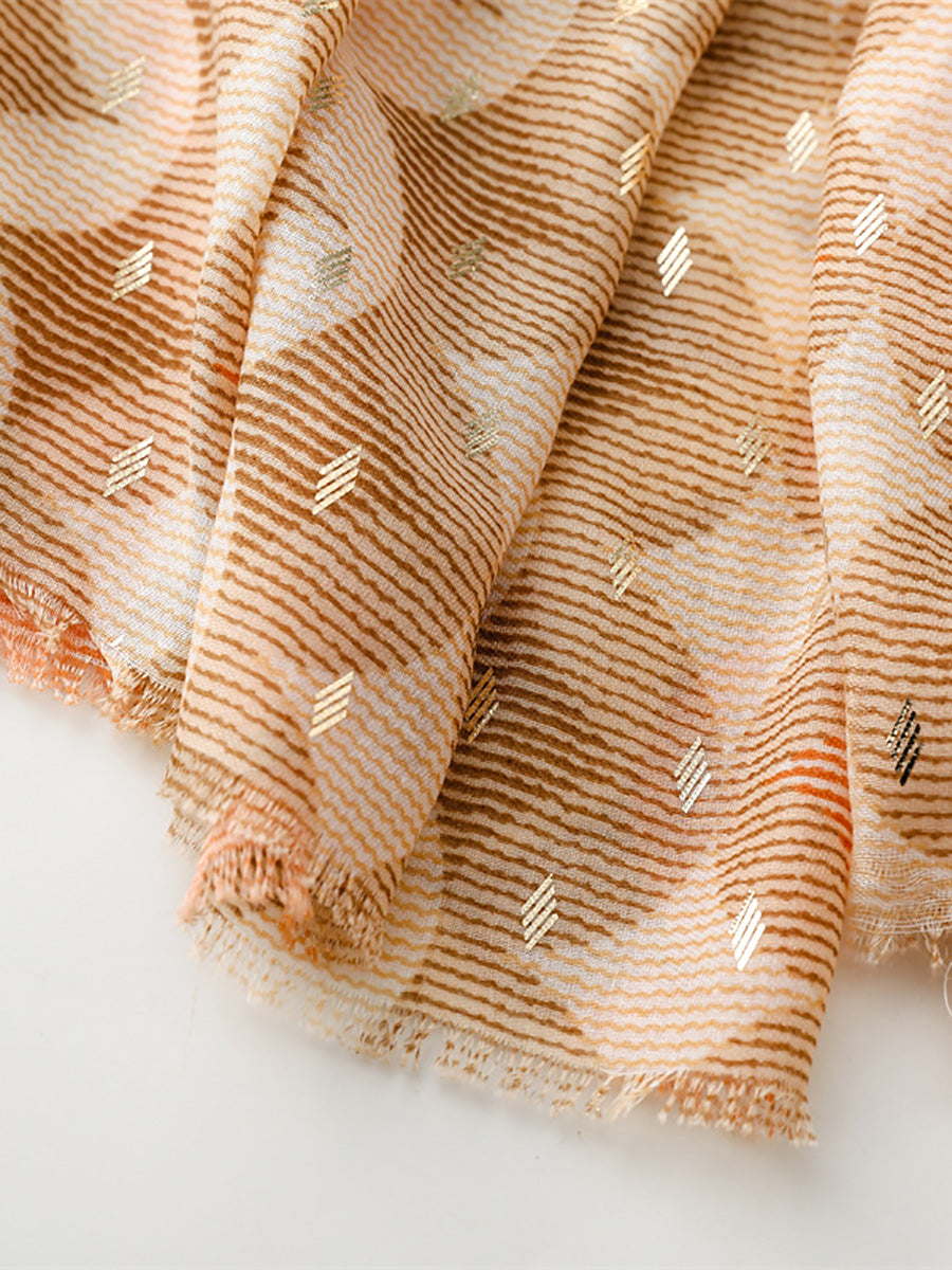 Women Summer Artsy Print Shawl Scarf LL035 BUYKUD