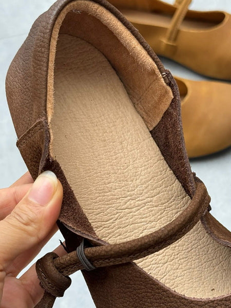 Women Summer Casual Soft Genuine Leather Flat Shoes CX012 ZYXY