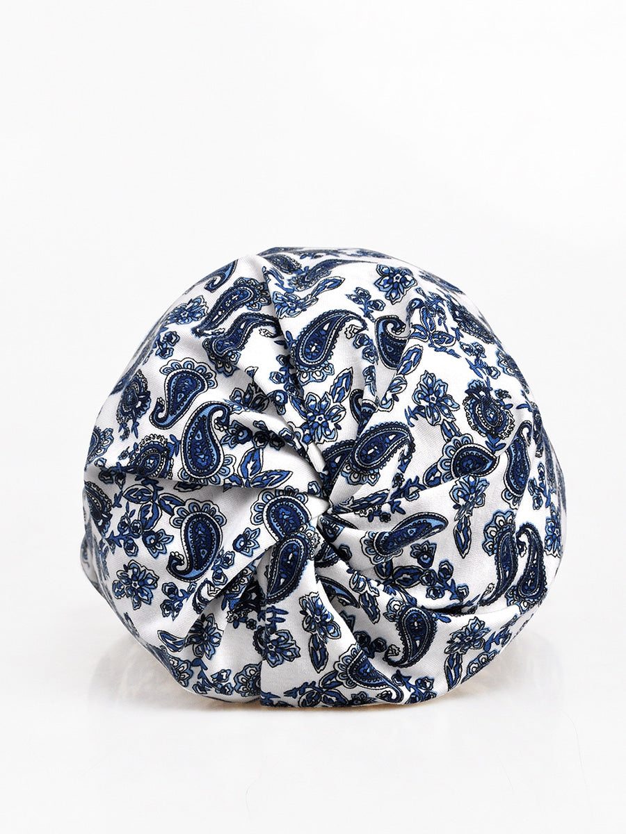 Unisex Summer Flower Print Scarf Hat FD025 BUYKUD