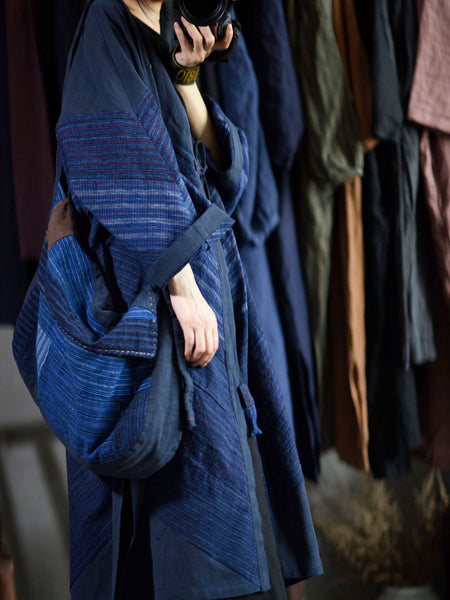 Ethnic Stripe Patchwork Spliced Shoulder Bag Crossbody Bag AT1028 BUYKUD