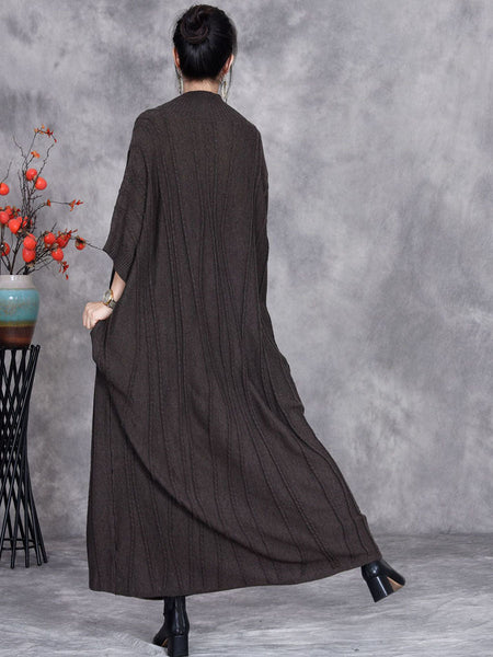 Women Autumn Artsy Jacquard Knitted Half-Turtleneck Dress BA1058 Genistyle Shop